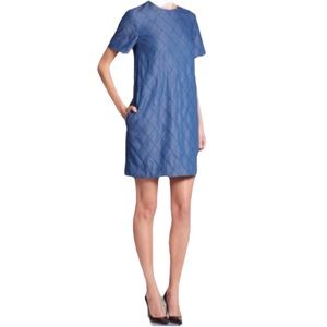 Kate Spade New York Quilted Chambray Shift Dress